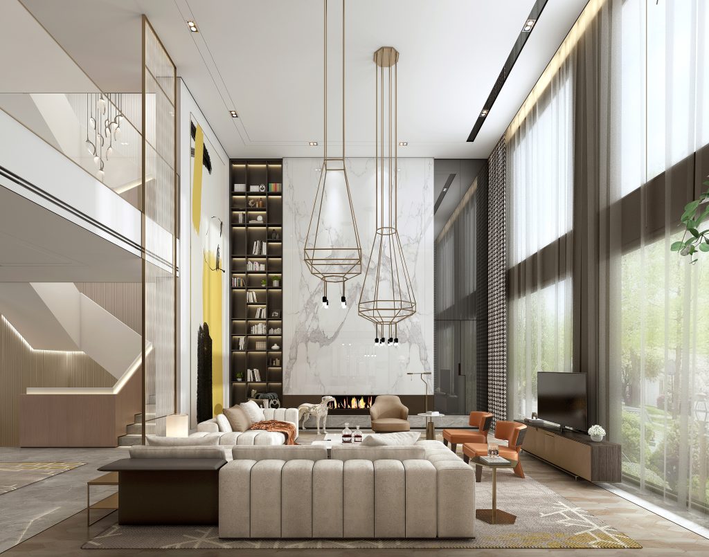 Boundless Luxury | A Model of Contemporary Mansion Overall Space Design