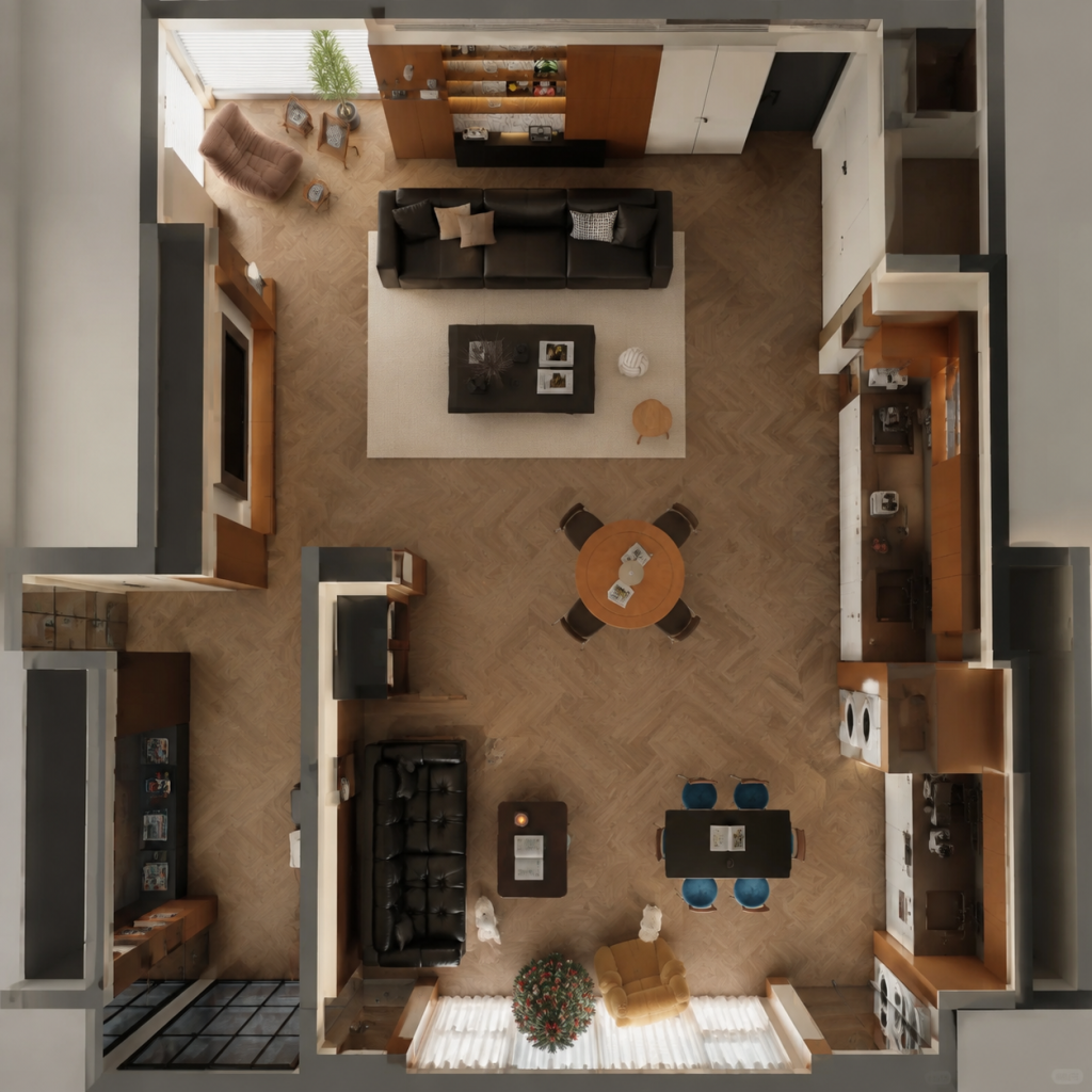 Rendering vs. Finished Reality: How We Delivered a Nearly 1:1 Restoration of a Young Couple’s Dream Home